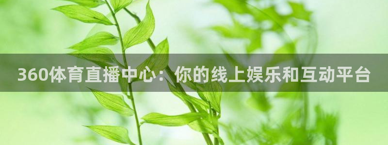 球神直播nba：360体育直播中心：你的线上娱乐和互动平台